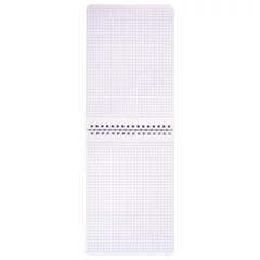 Блокнот А5, 146&times;205 мм, 80 л., гребень, мелованная картонная обложка, клетка, BRAUBERG, &laquo;INDAY&raquo;, ассорти, 121723