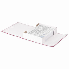 Короб архивный А4 (240&times;330 мм), 70 мм, 2 завязки, бумвинил, до 600 листов, бордовый, BRAUBERG, 122036