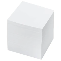 Блок для записей в боксе, 9&times;9&times;9 см, плотность 80 г/<wbr/>м<sup>2</sup>, белизна 95-98%, BRAUBERG, 122223