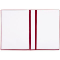 Папка адресная бумвинил бордовый, &laquo;Герб России&raquo;, формат А4, STAFF, 122741