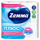 Бумага туалетная ZEMMA/ZEWA Plus, 2-слойная, спайка 4 шт. х 23 м, белая, 1440511