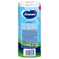 Полотенце бумажное ZEMMA/<wbr/>ZEWA 2-слойное, спайка 2 шт. х 15 м, белое, 1440011