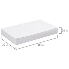 Блок для записей BESTAR непроклеенный, блок 15&times;10 см, 200 листов, белый, белизна 90-92%, 123004