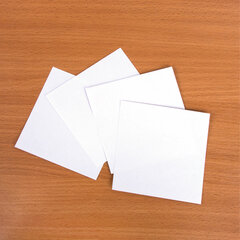 Блок для записей ОФИСМАГ непроклеенный, куб 9&times;9&times;9 см, белый, белизна 95-98%, 123019