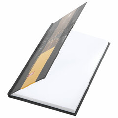 Блокнот МАЛЫЙ ФОРМАТ 110&times;147 мм, А6, 80 л., твердый, клетка, выборочный лак, BRAUBERG, &laquo;Город&raquo;, 123246