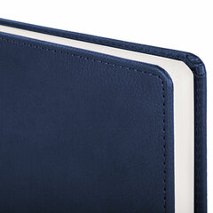 Ежедневник недатированный А5 138&times;213 мм BRAUBERG &laquo;Favorite&raquo; под кожу, 160 л., темно-синий, 123396