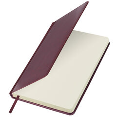 Ежедневник недатированный А5 138&times;213 мм BRAUBERG &laquo;Imperial&raquo; под кожу, 160 л., бордовый, 123415