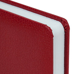 Ежедневник недатированный А5 138&times;213 мм BRAUBERG &laquo;Profile&raquo; балакрон, 136 л., красный, 123427