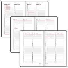 Ежедневник недатированный МАЛЫЙ ФОРМАТ А6 (100&times;150 мм) BRAUBERG &laquo;Select&raquo;, балакрон, 160 л., темно-синий, 123481