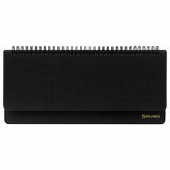 Планинг настольный недатированный (305&times;140 мм) BRAUBERG &laquo;Select&raquo;, балакрон, 60 л., черный, 123797