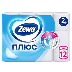 Бумага туалетная ZEMMA/ZEWA Plus, 2-слойная, спайка 12 шт. х 23 м, белая, 1440901