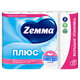 Бумага туалетная ZEMMA/ZEWA Plus, 2-слойная, спайка 12 шт. х 23 м, белая, 1440901