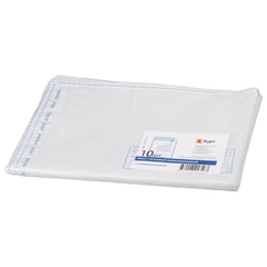 Конверт-пакеты ПОЛИЭТИЛЕН B3 (360&times;500 мм) до 500 л., отрывная лента, &laquo;Куда-Кому&raquo;, КОМПЛЕКТ 10 шт., 11007.10