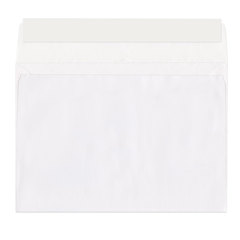 Конверты С4 (229&times;324 мм), отрывная лента, 100 г/<wbr/>м<sup>2</sup>, КОМПЛЕКТ 500 шт.