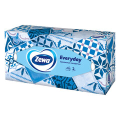 Салфетки косметические 100 штук в картонном боксе, 2-слойные, ZEMMA/ZEWA Everyday, 62861
