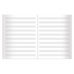 Тетрадь для нот А4, 16 л., обложка мелованный картон, вертикальная, на скобе, BRAUBERG, &laquo;Город звуков&raquo;, 125415