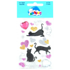 Наклейки &laquo;Хрустальные сердца&raquo;, с европодвесом, ЛИПУНЯ, АССОРТИ