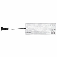 Закладка для книг с линейкой 3D-ОБЪЕМНАЯ BRAUBERG, &laquo;Вселенная&raquo;, с декоративным шнурком, 125757