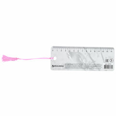 Закладка для книг с линейкой 3D-ОБЪЕМНАЯ BRAUBERG, &laquo;Птичка на ветке&raquo;, с декоративным шнурком, 125773