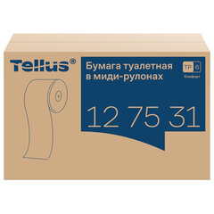 Бумага туалетная 100 м, Tellus/TORK (Система Т6) ADVANCED, КОМПЛЕКТ 27 рулонов, 2-слойная, белая, 127531