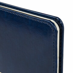 Еженедельник недатированный МАЛЫЙ ФОРМАТ 95&times;155 мм А6 BRAUBERG &laquo;Imperial&raquo; под кожу, 64 л., темно-синий, 126186