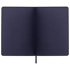 Ежедневник недатированный А5 (138&times;213 мм) BRAUBERG &laquo;Stylish&raquo;, кожзам, гибкий, 160 л., темно-синий, 126223
