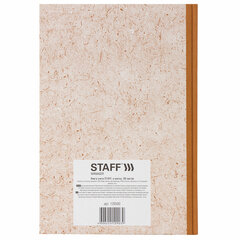 Книга учета 96 л., клетка, твердая, крафт, типографский блок, А4 200&times;290 мм, STAFF, 126500