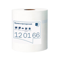 Бумага протирочная с центральной вытяжкой 275 м, Tellus/<wbr/>TORK (M2) UNIVERSAL, 1-слойная, белая, КОМПЛЕКТ 6 рулонов, 120166