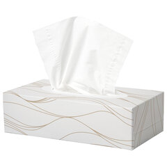 Салфетки косметические 100 штук в картонном боксе, 2-слойные, Tellus/<wbr/>TORK Premium (Система F1), 120380
