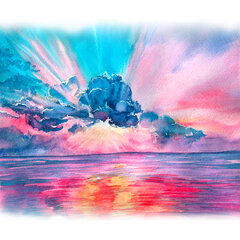 Папка для акварели БОЛЬШАЯ А3, 10 л., 180 г/<wbr/>м<sup>2</sup>, ПИФАГОР, 297&times;420 мм, ГОСТ 7277-77, 126963