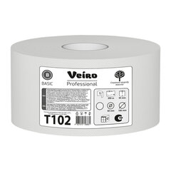 Бумага туалетная 200 м, VEIRO Professional (Система T2), КОМПЛЕКТ 12 шт., Basic, T102
