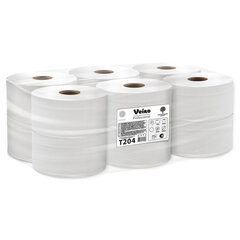 Бумага туалетная 170 м, VEIRO Professional (Система T2), КОМПЛЕКТ 12 шт., Comfort, 2-слойная, T204