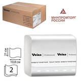 Бумага туалетная VEIRO (Система T3), КОМПЛЕКТ 30 шт., Comfort, листовая, 250 листов, 21х10,8 см, 2-слойная, TV201