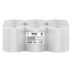Полотенца бумажные рулонные 150 м, VEIRO (Система H1) COMFORT, 2-слойные, белые, КОМПЛЕКТ 6 рулонов, K203