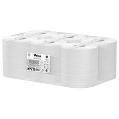 Полотенца бумажные с центральной вытяжкой 200 м, VEIRO (Система M2) COMFORT, 1-слойные, белые, КОМПЛЕКТ 6 рулонов, KP210