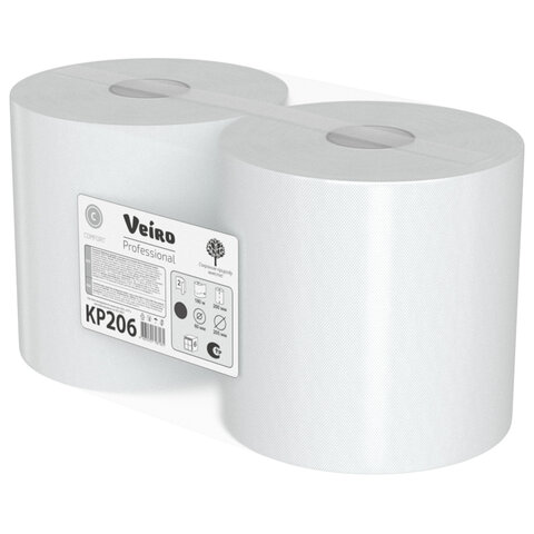 Полотенца бумажные с центральной вытяжкой 180 м, VEIRO (M4) COMFORT, 2-слойные, КОМПЛЕКТ 6 рулонов, KP206 - фото 9