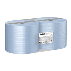 Бумага протирочная VEIRO (Система W1), КОМПЛЕКТ 2 шт., 1000 листов в рулоне, 24&times;35 см, 2-слойная, Comfort, W201
