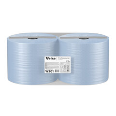 Бумага протирочная VEIRO (Система W1), КОМПЛЕКТ 2 шт., 1000 листов в рулоне, 24&times;35 см, 2-слойная, Comfort, W201
