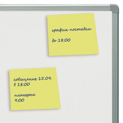 Блок самоклеящийся (стикеры) STAFF, 50&times;50 мм, 100 листов, желтый, 127142