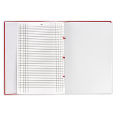 Папка для дипломного проекта STAFF, А4, 215&times;305 мм, жесткая обложка, бумвинил красный, 100 л., без рамки, 127525