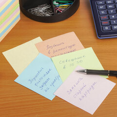 Блок для записей ОФИСМАГ непроклеенный, куб 9&times;9&times;5 см, цветной, 127801