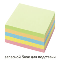 Блок для записей ОФИСМАГ непроклеенный, куб 9&times;9&times;5 см, цветной, 127801