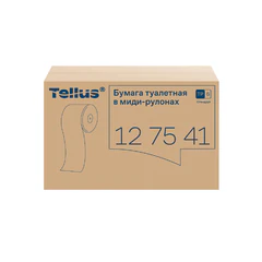 Бумага туалетная 135 м, Tellus/TORK (Система Т6) UNIVERSAL, КОМПЛЕКТ 27 рулонов, белая