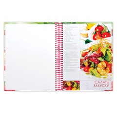 Книга для кулинарных рецептов, А5, 80 л., HATBER, 7БЦ, спираль, 5 разделителей, &laquo;Сладкие секреты&raquo;, 80ККт5Aпс_08760