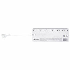 Закладка для книг с линейкой 3D-ОБЪЕМНАЯ BRAUBERG, &laquo;Дельфины&raquo;, с декоративным шнурком, 128094