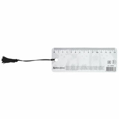 Закладка для книг с линейкой 3D-ОБЪЕМНАЯ BRAUBERG, &laquo;Милые щенки&raquo;, с декоративным шнурком, 128098