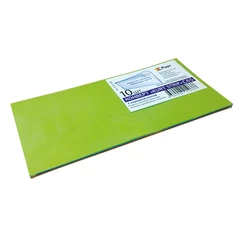 Конверты С65 (114&times;229 мм) АССОРТИ 5 ЦВЕТОВ, отрывная лента, 120 г/<wbr/>м<sup>2</sup>, КОМПЛЕКТ 10 шт., европодвес, 225А.10