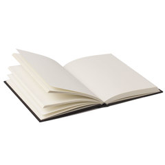 Скетчбук, слоновая кость 100 г/<wbr/>м<sup>2</sup>, 148&times;210 мм, 110 л., книжный твердый переплет, BRAUBERG ART CLASSIC, 128958