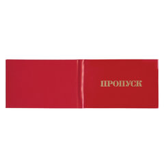 Бланк документа &laquo;Пропуск&raquo;, 65&times;98 мм, STAFF, 129143