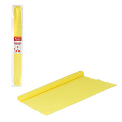 Бумага гофрированная/<wbr/>креповая, 110 г/<wbr/>м<sup>2</sup>, 50&times;250 см, желтая, ОСТРОВ СОКРОВИЩ, 129146